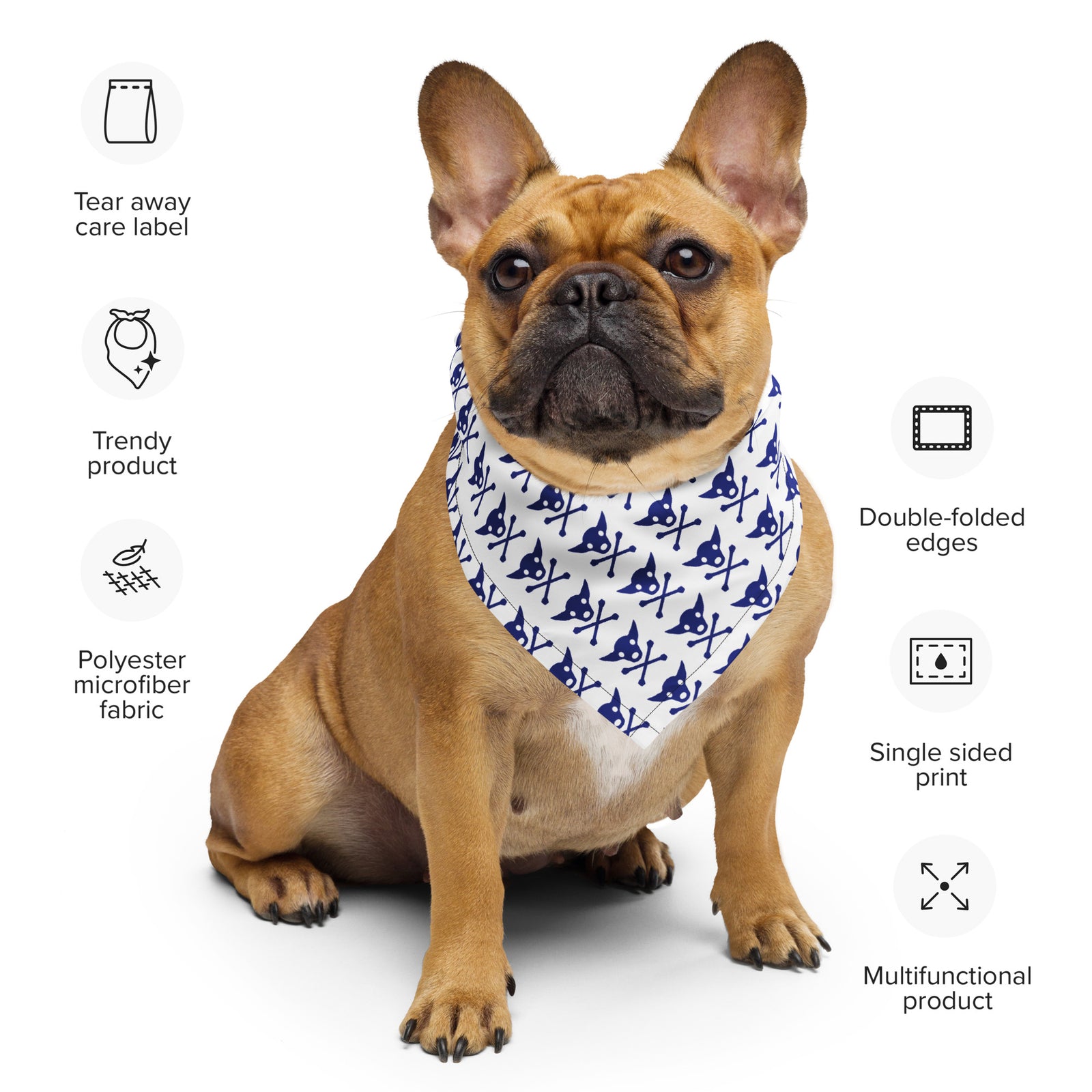 Pirate Puppy All-over print bandana