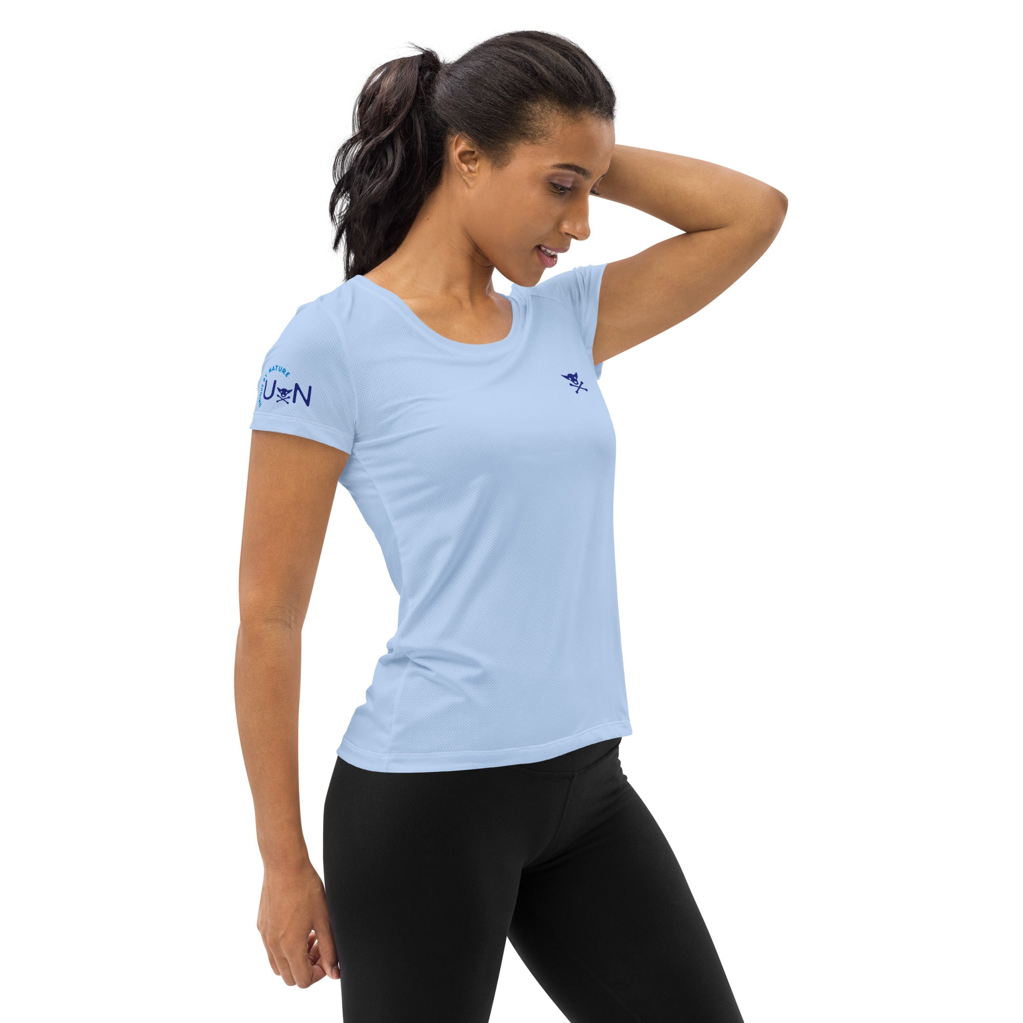 UxN Women's Athletic Shirt Lt Blue