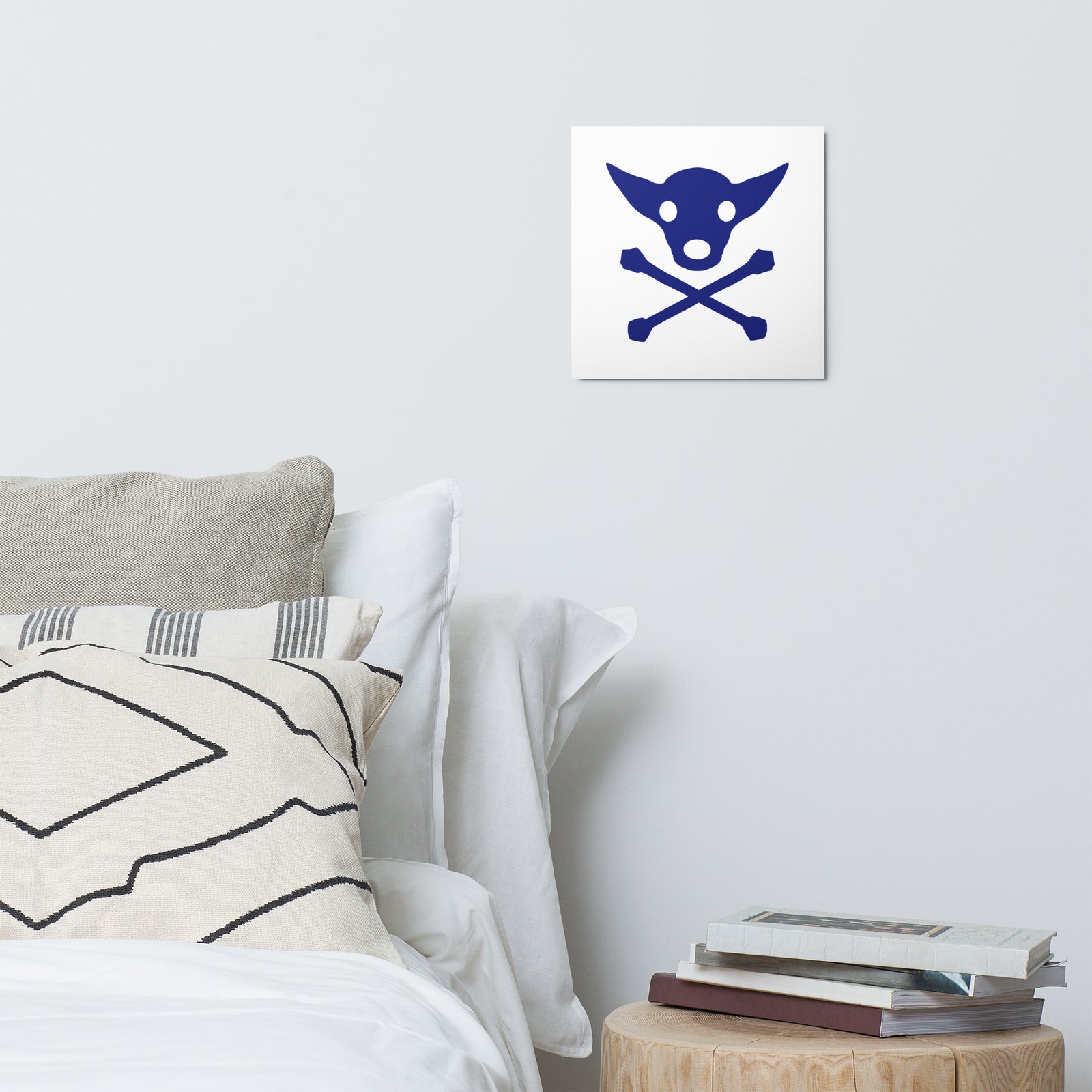 Pirate Puppy Metal prints